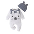 Toddler's Long Sleeve Hat Jumpsuit