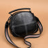 Stitching handbags leather texture with shoulder strap