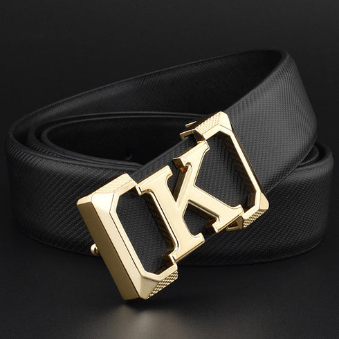 "K" Business leather belt