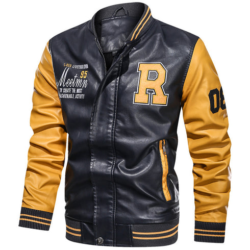 Men's Motorcycle and Baseball Jacket