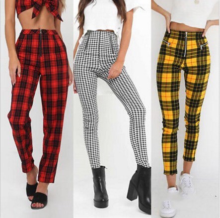 Women's Checked Leggings