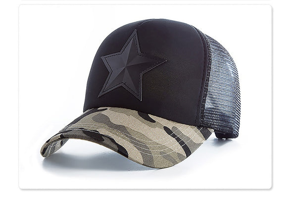 Pentagram Baseball Camouflage Cap