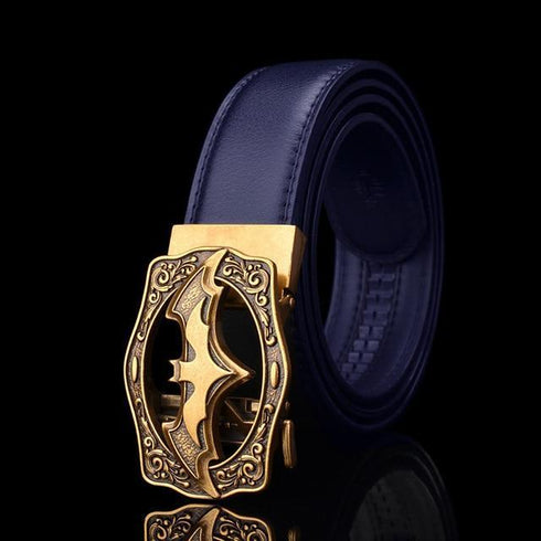 Men's Casual Bat Buckle Belt Antique