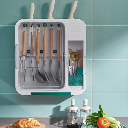 Wall-mounted Shelf Perforation-Free Storage Rack