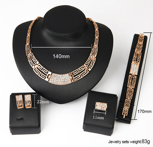 18K Gold Plated Jewelry Set