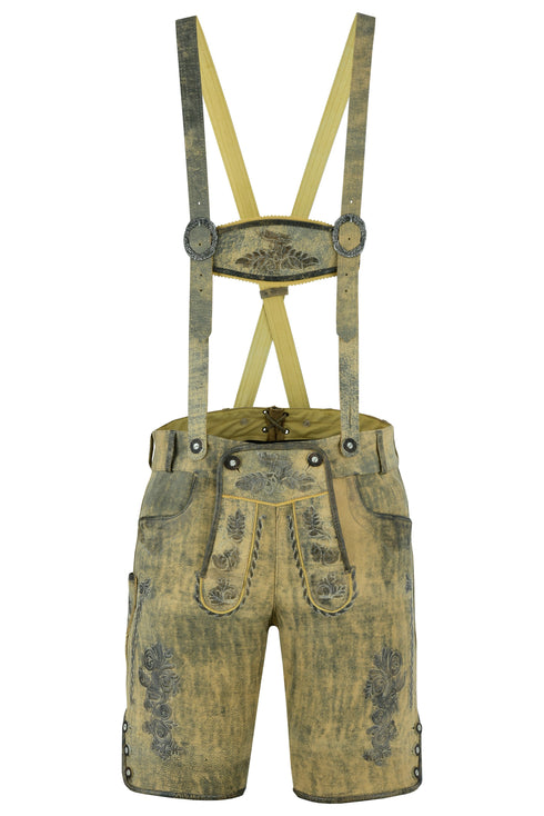 DG-1029-PFW Bavarian Lederhosen Shorts Antique