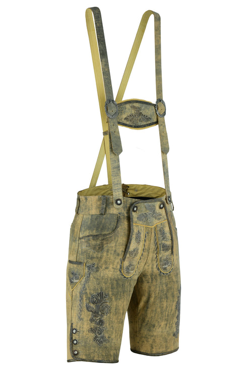 DG-1029-PFW Bavarian Lederhosen Shorts Antique