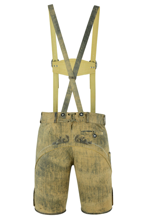DG-1029-PFW Bavarian Lederhosen Shorts Antique
