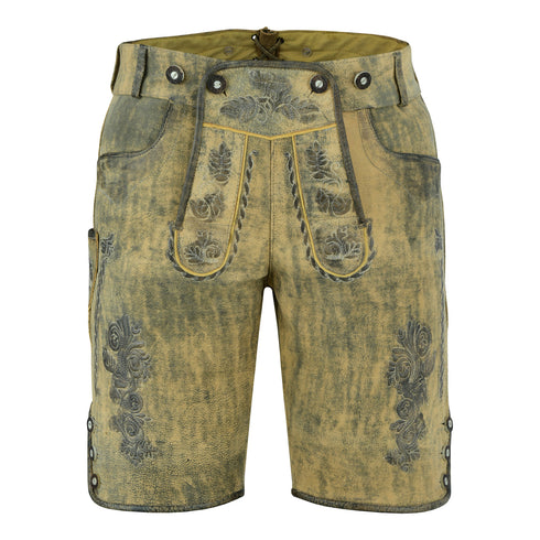 DG-1029-PFW Bavarian Lederhosen Shorts Antique
