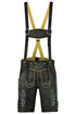 Bavarian Oktoberfest Lederhosen Shorts DG-1029-BFW