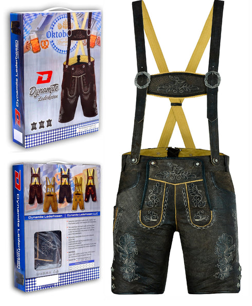 Bavarian Oktoberfest Lederhosen Shorts DG-1029-BFW