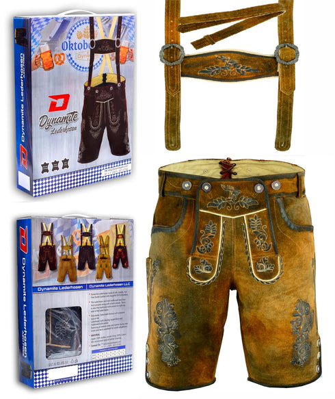 Bavarian Lederhosen Shorts Antique DG-1012-CF