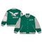 Authentic Mitchell & Ness Philadelphia Eagles NWT Princess Diana Varsity Jacket NFL 90's Letterman Jacket