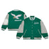 Authentic Mitchell & Ness Philadelphia Eagles NWT Princess Diana Varsity Jacket NFL 90's Letterman Jacket