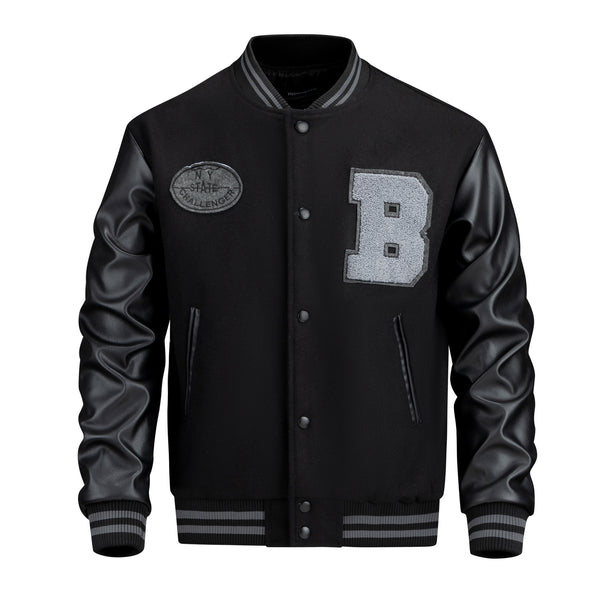 New Men's Varsity Jacket Trendy Youth Baseball Jacket Embroidered Jacket