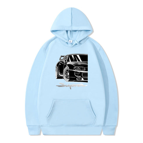 Sweater D Head Text Sun Man Hoodies