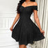 Women Short Style dress with dotted stars