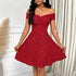 Women Short Style dress with dotted stars