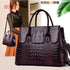 New Crocodile Skin Handbag Womens Crossbody Bag