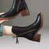 Female British Shoes Wind Side Zipper High Heel Retro Boots