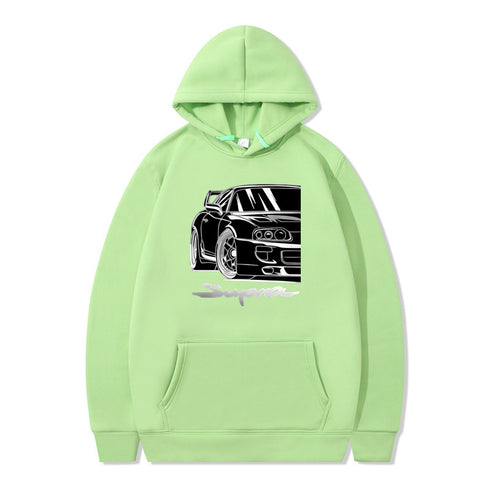 Sweater D Head Text Sun Man Hoodies