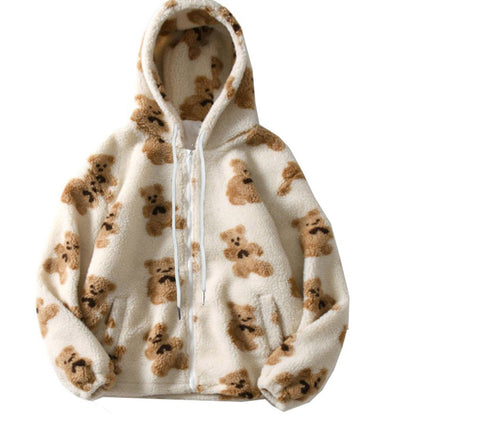 Winter Autumn Hoodie Unisex Design Bear Style Hoodie