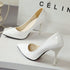 Womens Shoes Super High-Heeled One Color Shoes