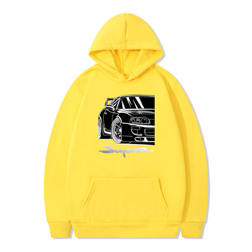 Sweater D Head Text Sun Man Hoodies