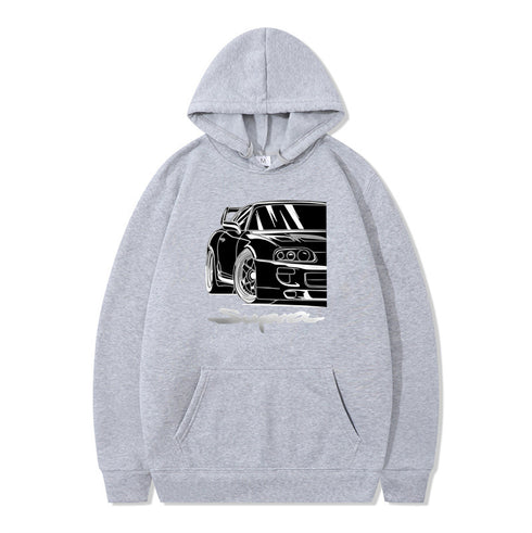 Sweater D Head Text Sun Man Hoodies