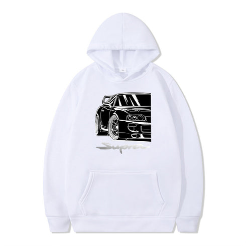 Sweater D Head Text Sun Man Hoodies