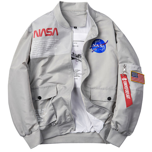 Bomber Jacket Men Astronaut Jacket Air Force One Jacket