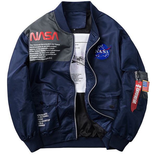 Bomber Jacket Men Astronaut Jacket Air Force One Jacket