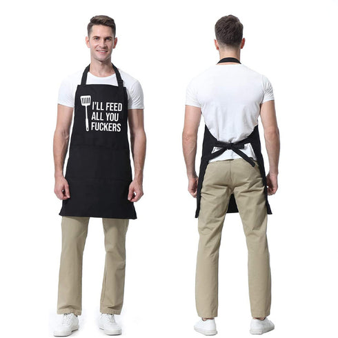 Apron Unisex Kitchen Barbecue Apron Home Restaurants Apron