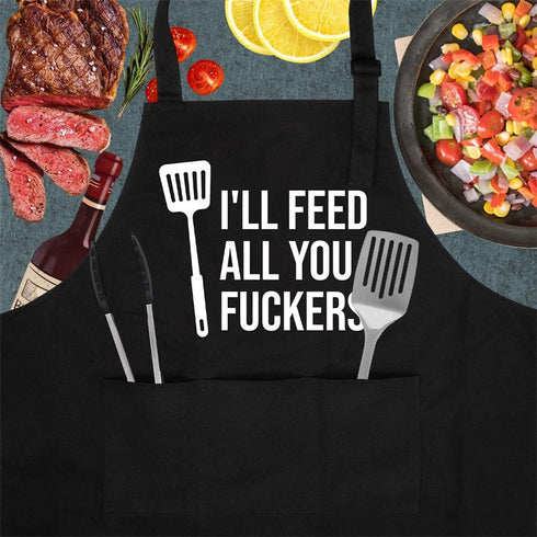 Apron Unisex Kitchen Barbecue Apron Home Restaurants Apron
