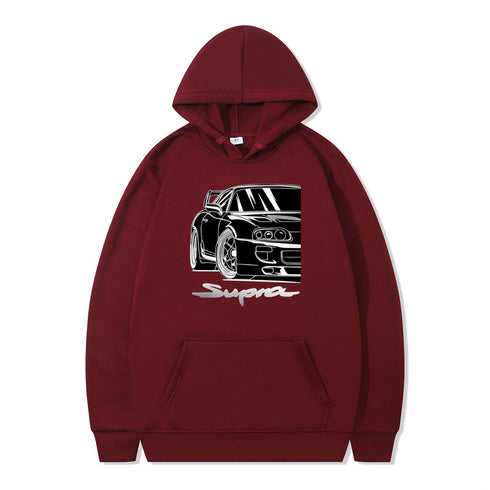 Sweater D Head Text Sun Man Hoodies