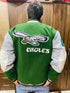 Mitchell & Ness Philadelphia Eagles NWT Princess Diana Varsity Jacket NFL 90's Letterman Jersey REPLICA