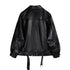 All-match Motorcycle Short Leather Jacket