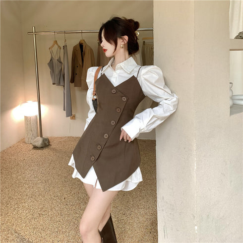 Irregular Shirts For Women With vest