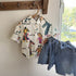 Kids Korean Edition Summer Shirt For Boys