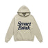 Flocking Embroidery Letters Plus Velvet Thickened Hoodie