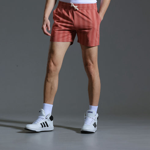 Vertical Striped Shorts For Men