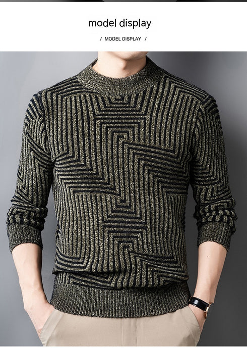 Men's Knitted Thickened Chenille Warm Sweater