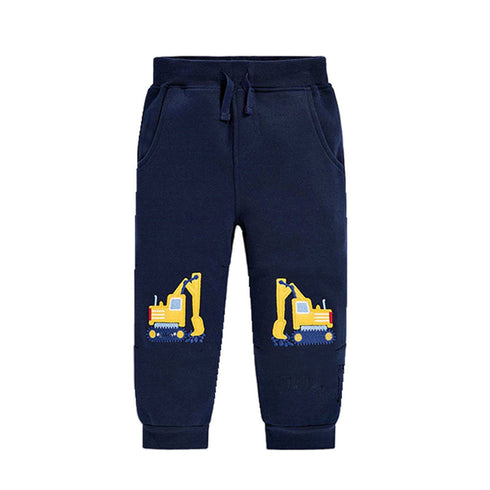 Boys Dual-Truck Printed Trousers