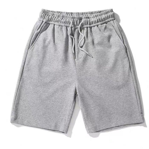 Solid Color Straight Shorts For Men