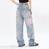 Girls Ripped Beggar Denim Trousers