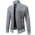 Men's Stand Collar Zipper Sweater