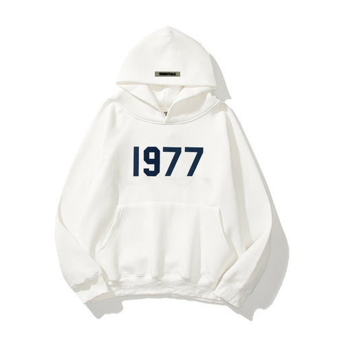 High Street Loose Fleece-lined 1977 Unisex Hoodies