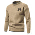 Mens Warm Knitted Bottoming Shirt
