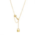 Small Lock Pendant Clavicle Chain Jewellery