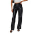 Women's High Elastic Leather Pants
